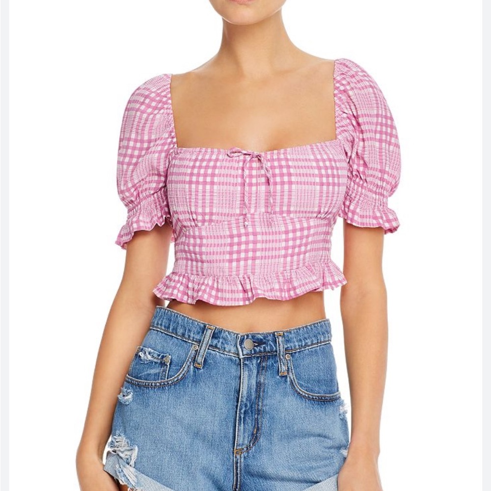 Faithfull the Brand Vaneda Gingham Crop Top